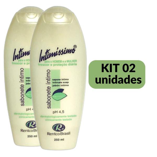 Imagem de Sabonete Líquido Íntimo INTIMÍSSIMO - Elimina Coceiras e Odores Rentco do Brasil-kit com 02 unidades