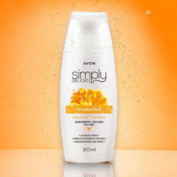 Imagem de Sabonete Liquido Íntimo Simply Delicate Hydrating 200ml