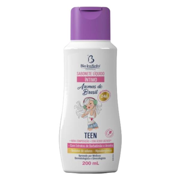 Sabonete Líquido Íntimo Teen 200Ml - Bio Instinto Imagem de Sabonete Líquido Íntimo Teen 200Ml - Bio Instinto