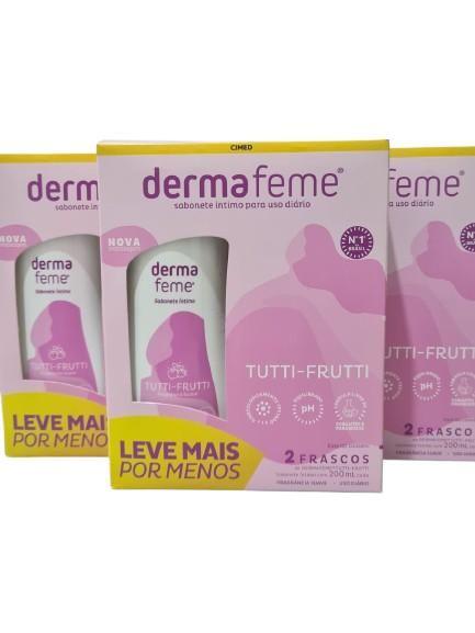 Imagem de Sabonete Líquido Íntimo Tutti-Frutti Dermafeme Kit C/2