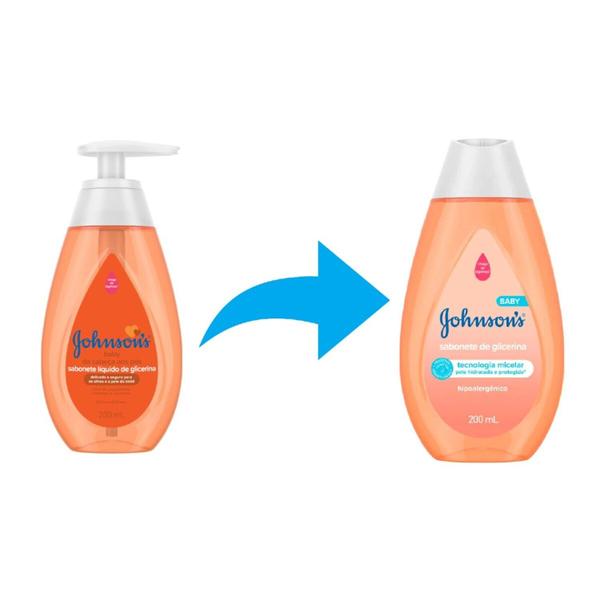 Imagem de Sabonete Liquido Johnson's Baby Glicerina 200ml