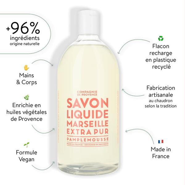 Imagem de Sabonete líquido La Compagnie de Provence Pink Grapefruit 1L