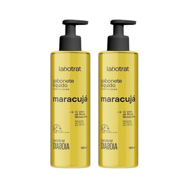 Imagem de Sabonete Liquido Labotrat 190Ml Maracuja - Kit Com 2Un