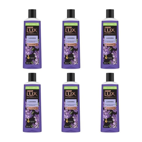 Imagem de Sabonete Liquido Lux 250Ml Lavanda - Kit Com 6Un