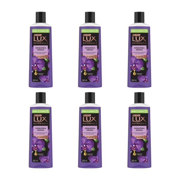 Imagem de Sabonete Liquido Lux 250ml Orquidea Negra - Kit C/ 6un