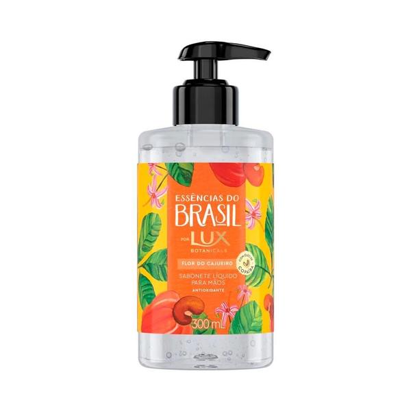 Imagem de Sabonete Liquido Lux Para Mãos Essencial Do Brasil Flor De Cajueiro Com 300Ml