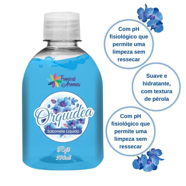 Imagem de Sabonete Líquido Mãos Refil 500Ml Orquídea Tropical Aroma