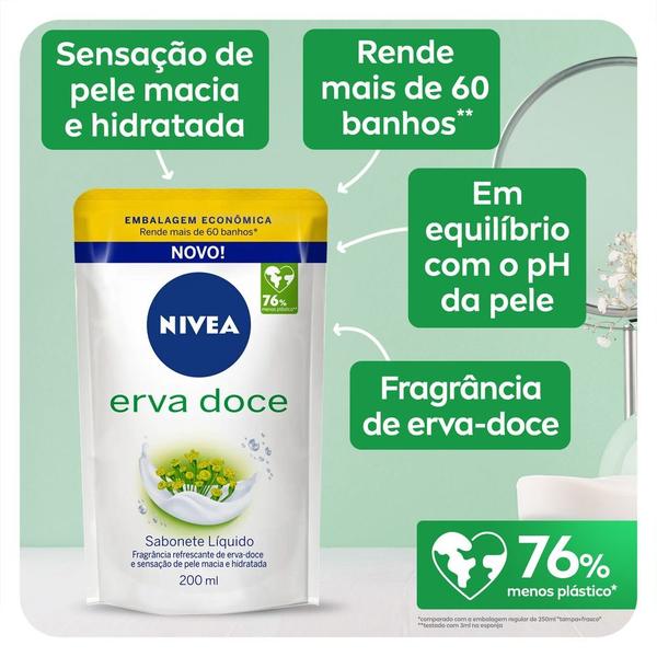 Imagem de Sabonete Líquido Nivea Erva Doce Refil 200ml