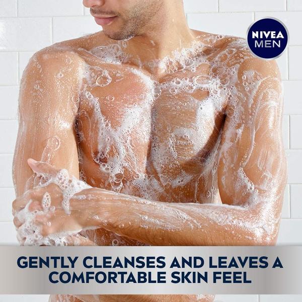 Imagem de Sabonete líquido Nivea Men Sport com minerais revitalizantes, 500 ml, pacote com 3