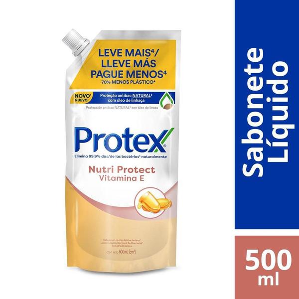 Imagem de Sabonete Líquido Nutri Protect Vitamina E Refil 500mL