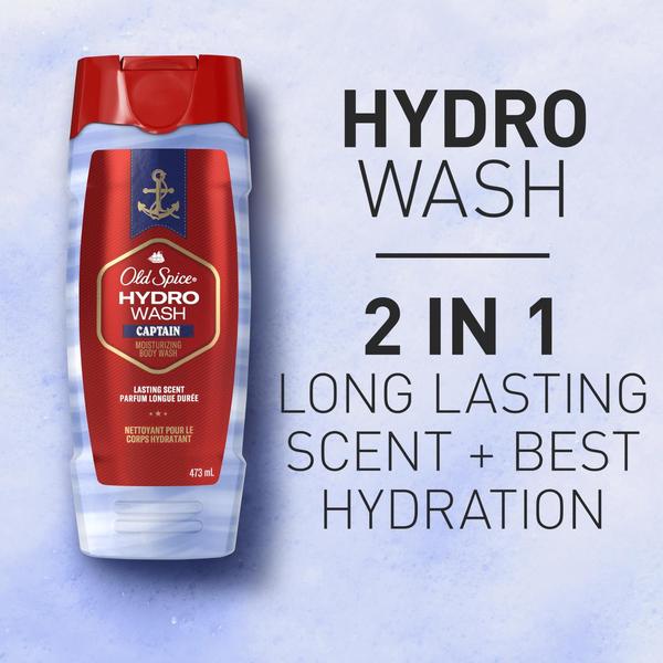 Imagem de Sabonete líquido Old Spice Hidratante Hydro Wash Captain 620mlX4