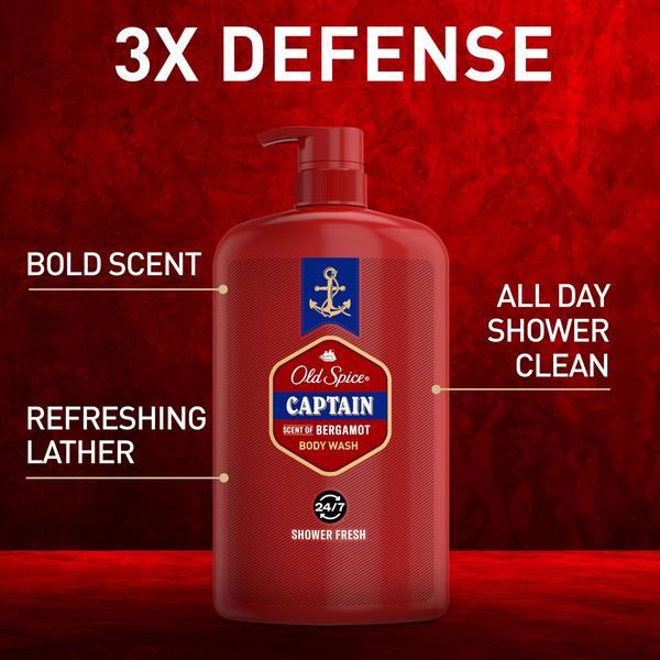 Imagem de Sabonete líquido Old Spice Red Collection Captain 24/7 985 ml masculino