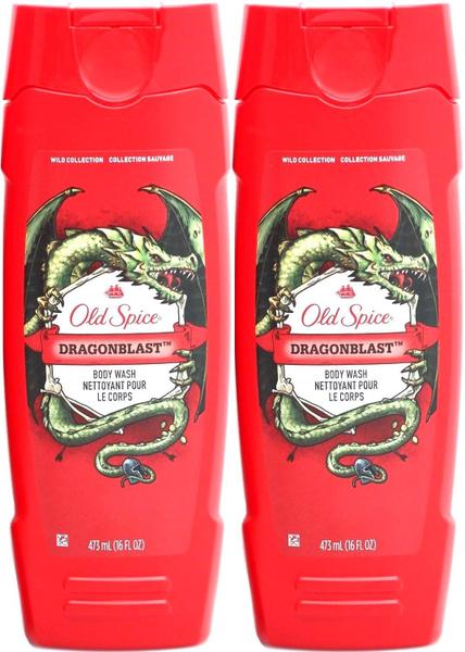 Imagem de Sabonete líquido Old Spice Wild Collection Dragonblast 473 ml x2