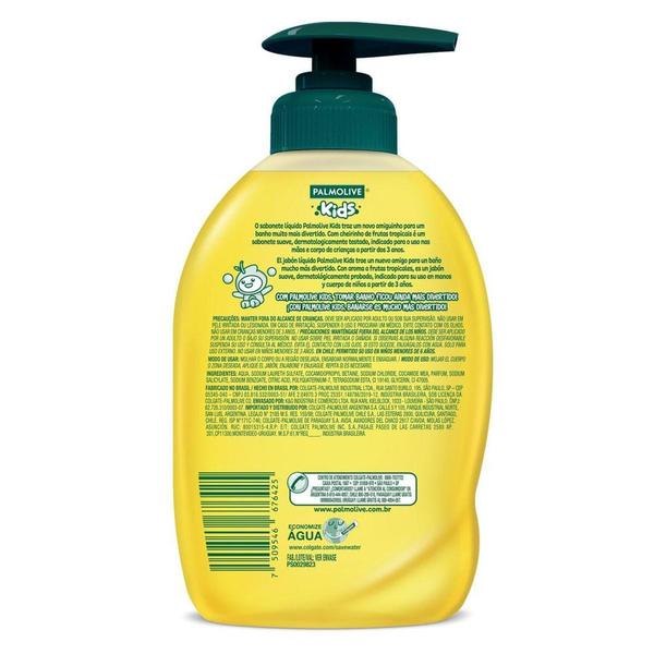 Imagem de Sabonete Líquido Palmolive Kids Frutas Tropicais para Mãos e Corpo 220ml