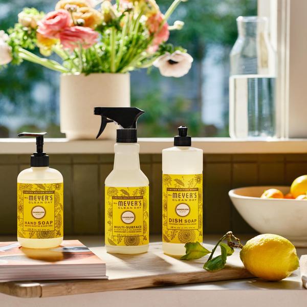 Imagem de Sabonete líquido para mãos MRS. MEYER'S CLEAN DAY Dandelion, frasco de 370mL