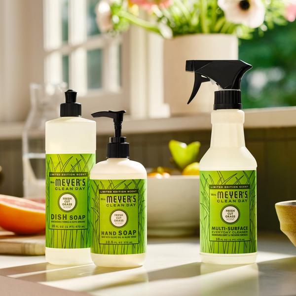 Imagem de Sabonete líquido para mãos MRS. MEYER'S CLEAN DAY Fresh Cut Grass 370mL