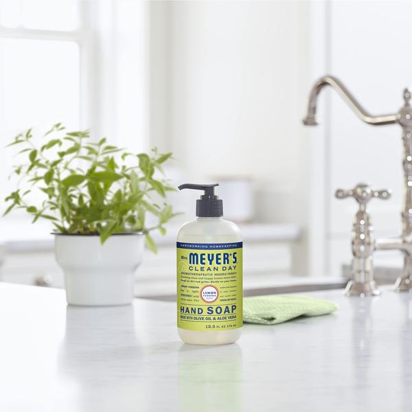 Imagem de Sabonete líquido para mãos Mrs. Meyer's Clean Day Lemon Verbena 375mL