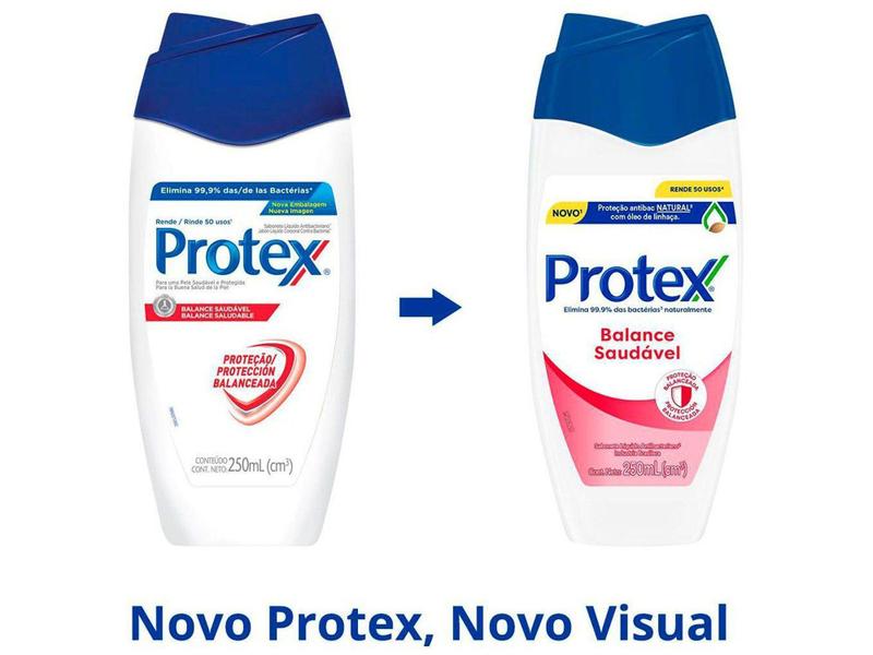 Imagem de Sabonete Líquido para o Corpo Protex  - Balance Saudável Antibacteriano 250ml