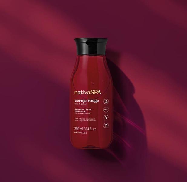 Imagem de Sabonete Líquido Perfumado Nativa Spa Cereja Rouge 250ml - O boticario