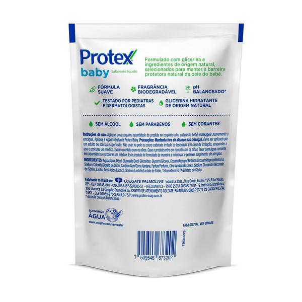 Imagem de Sabonete Líquido Protex Baby Glicerina Natural da Cabeça aos Pés Refil 180ml