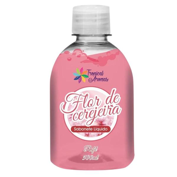 Imagem de Sabonete Líquido Refil 500ml Flor de Cerejeira - Tropical