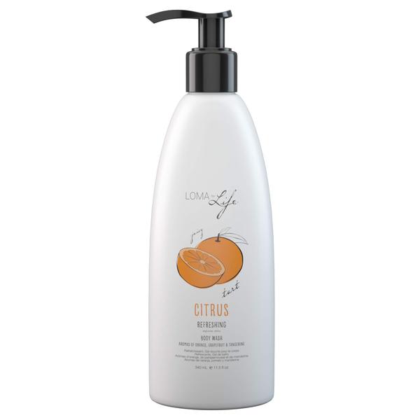 Imagem de Sabonete líquido refrescante Loma Hair Care, cítrico, 11,5 f