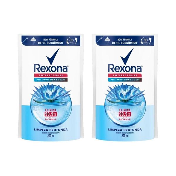 Imagem de Sabonete Liquido Rexona Refil 200Ml Limp Profunda - 2Un