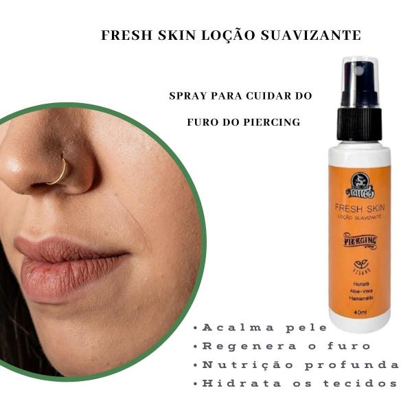 Imagem de Sabonete Mousse e Spray Cicatrizante para cuidar do Piercing