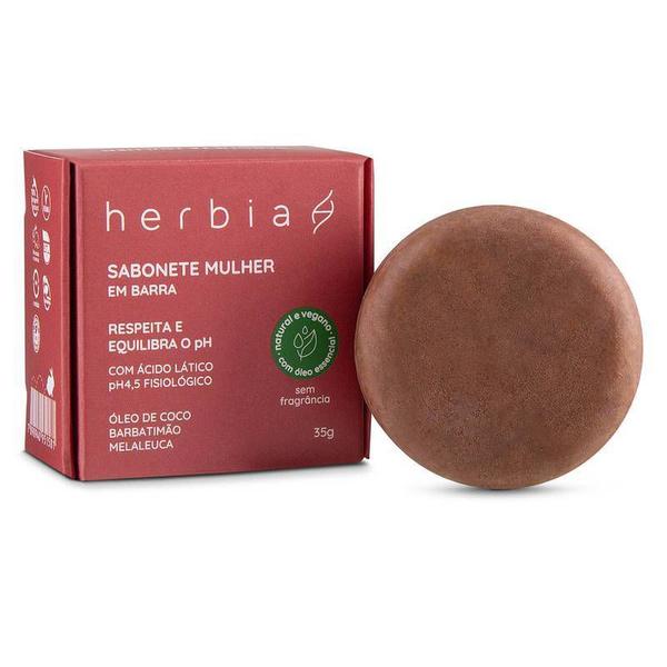 Imagem de Sabonete Mulher Intimo Barra Natural Herbia 35g