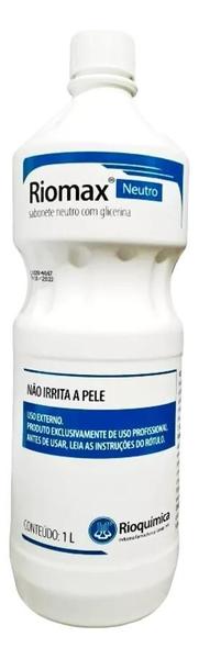 Imagem de Sabonete Neutro C/ Glicerina Riomax 1L Rioquimica KIT C/2 UN