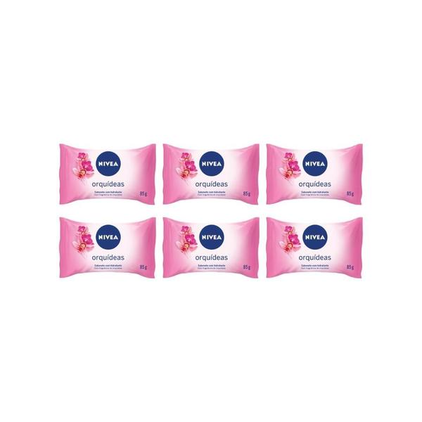 Imagem de Sabonete Nivea 85G Orquideas - Kit C/6Un