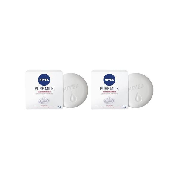 Imagem de Sabonete Nivea 90G Sensitive Com 6Un - Kit C/2Un