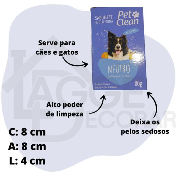 Imagem de SABONETE PARA CACHORRO 1 UNIDADE 80g PET CLEAN