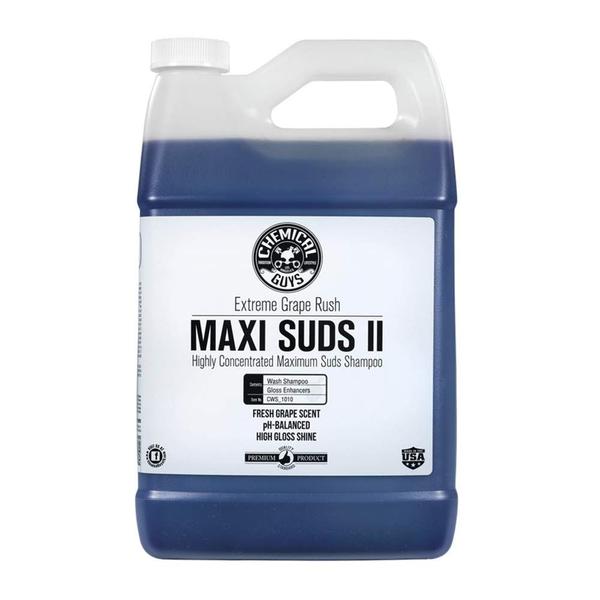 Imagem de Sabonete para lavagem de carros Chemical Guys Maxi-Suds II 3,78 L com aroma de uva