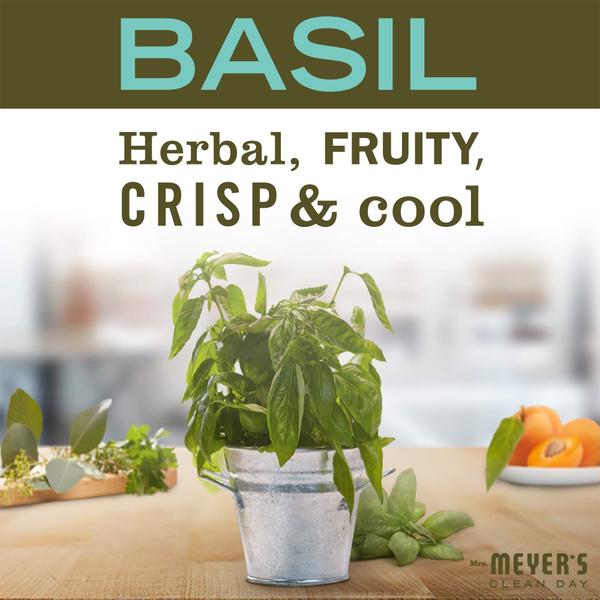 Imagem de Sabonete para mãos MRS. MEYER'S CLEAN DAY Basil 370ml - pacote com 3