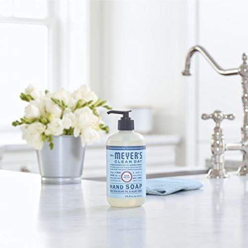 Imagem de Sabonete para mãos MRS. MEYER'S CLEAN DAY Rain Water 370ml - pacote com 6