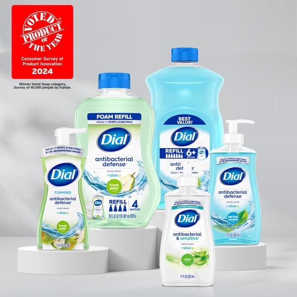 Imagem de Sabonete para mãos Refill Dial Antibacteriano Fresh Pear 1,5 L