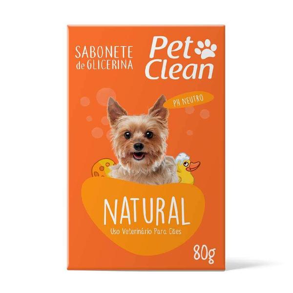 Imagem de Sabonete Pet Clean Natural para Cães e Gatos 80g