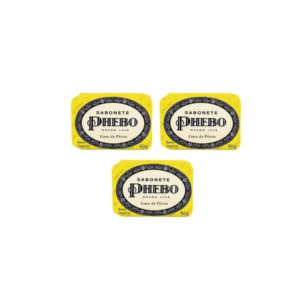 Sabonete Phebo Lima Da Persia 90G - Kit C/3Un Imagem de Sabonete Phebo Lima Da Persia 90G - Kit C/3Un