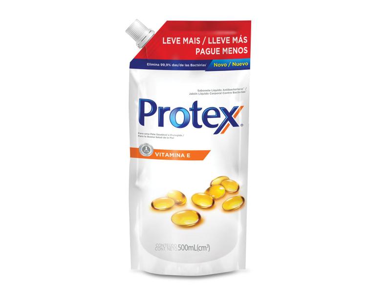 Imagem de Sabonete Protex Vitamina E líquido 500ml Refil