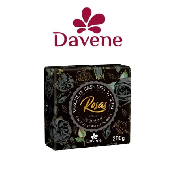 Imagem de Sabonete rosas vegetal vegano 170g - Davene - Diversas Fragrâncias