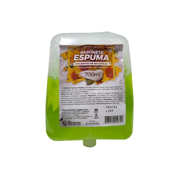 Imagem de Sabonete Sachê Espuma Encantos da Natureza 700 Ml Premisse 