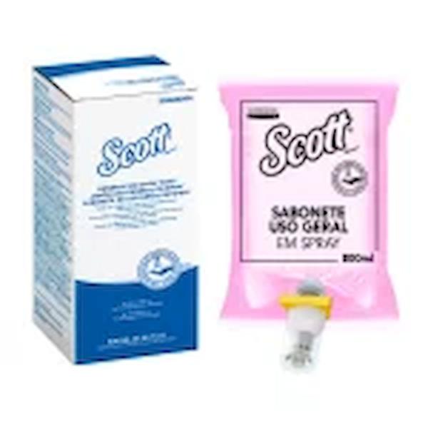 Imagem de Sabonete Spray Uso Geral Scott Refil Kit c/ 6 un 800ml 