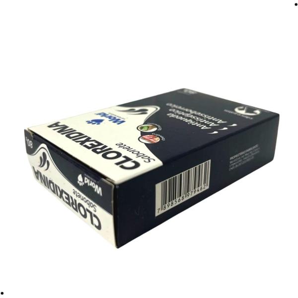 Sabonete World Dug's Clorexidina para Cães e Gatos 80g - PHARMALOGIC Imagem de Sabonete World Dug's Clorexidina para Cães e Gatos 80g