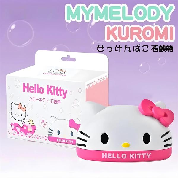 Imagem de Saboneteira 3D Sanrio Hello Kitty, Kuromi e My Melody - Caixa de Armazenamento