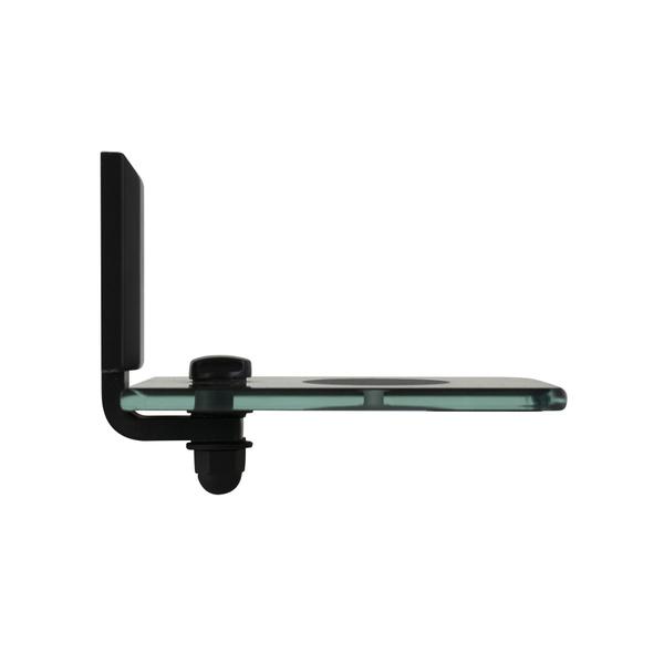 Saboneteira aluminio e Vidro Preto fosco porta sabonete banheiro - RR Metais Imagem de Saboneteira aluminio e Vidro Preto fosco porta sabonete banheiro