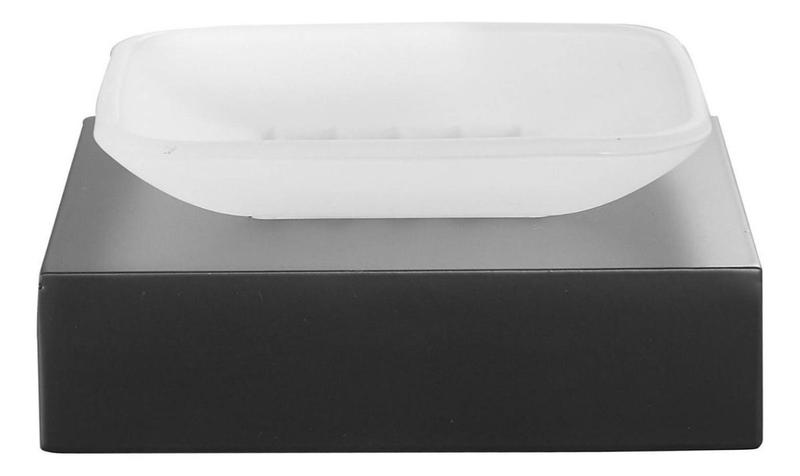 Saboneteira Banheiro Porta Sabonete Parede Aço Inox Vidro - Sensi D'Acqua Imagem de Saboneteira Banheiro Porta Sabonete Parede Aço Inox Vidro