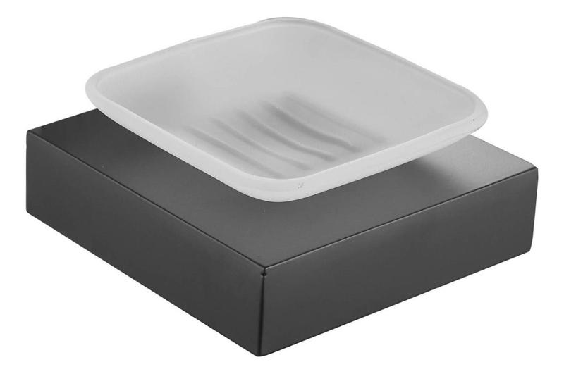 Saboneteira Banheiro Porta Sabonete Parede Aço Inox Vidro - Sensi D'Acqua Imagem de Saboneteira Banheiro Porta Sabonete Parede Aço Inox Vidro