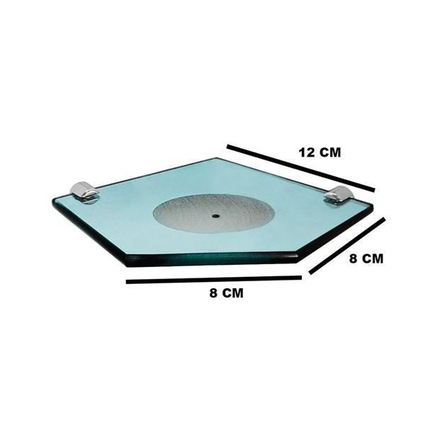 Imagem de Saboneteira de Canto Reto Verde