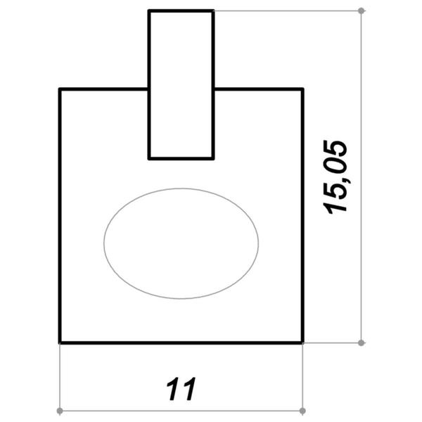 Imagem de Saboneteira de parede banheiro box lavabo ylly 4033 cr